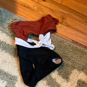 PatPat girl’s one piece bathing suit